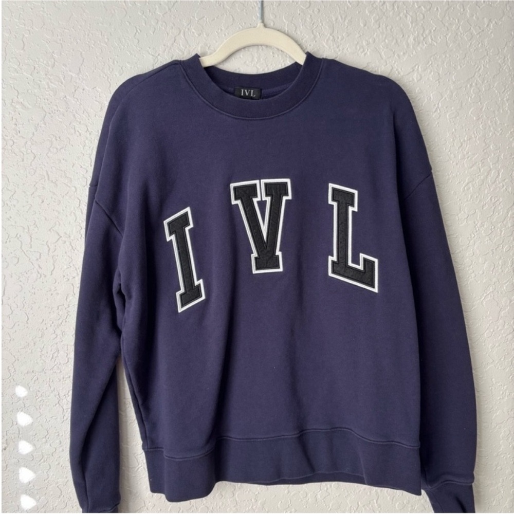 IVL Navy Crewneck- XS